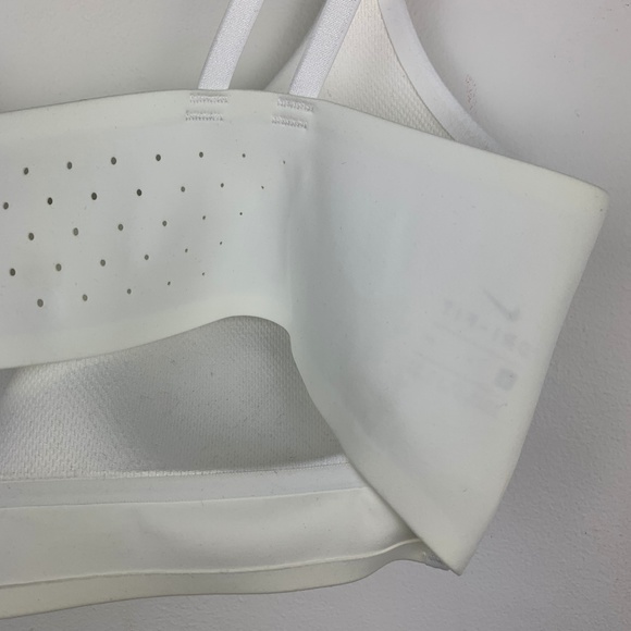 NIKE — Cream & White Indy Breathe Yoga/Sports Bra - Picture 5 of 6